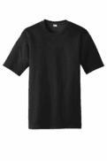 Classic black short-sleeve crewneck t-shirt