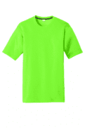 Bright neon green short sleeve T-shirt